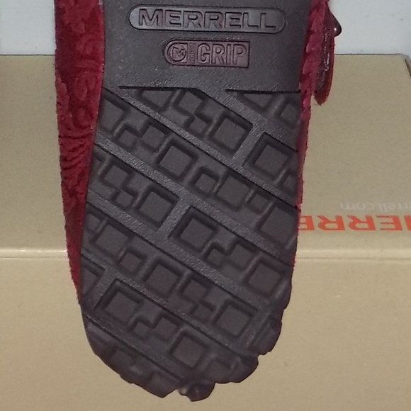 Like New Merrell Haven Slide Burgundy Leather EU36 US6 - Picture 7 of 8